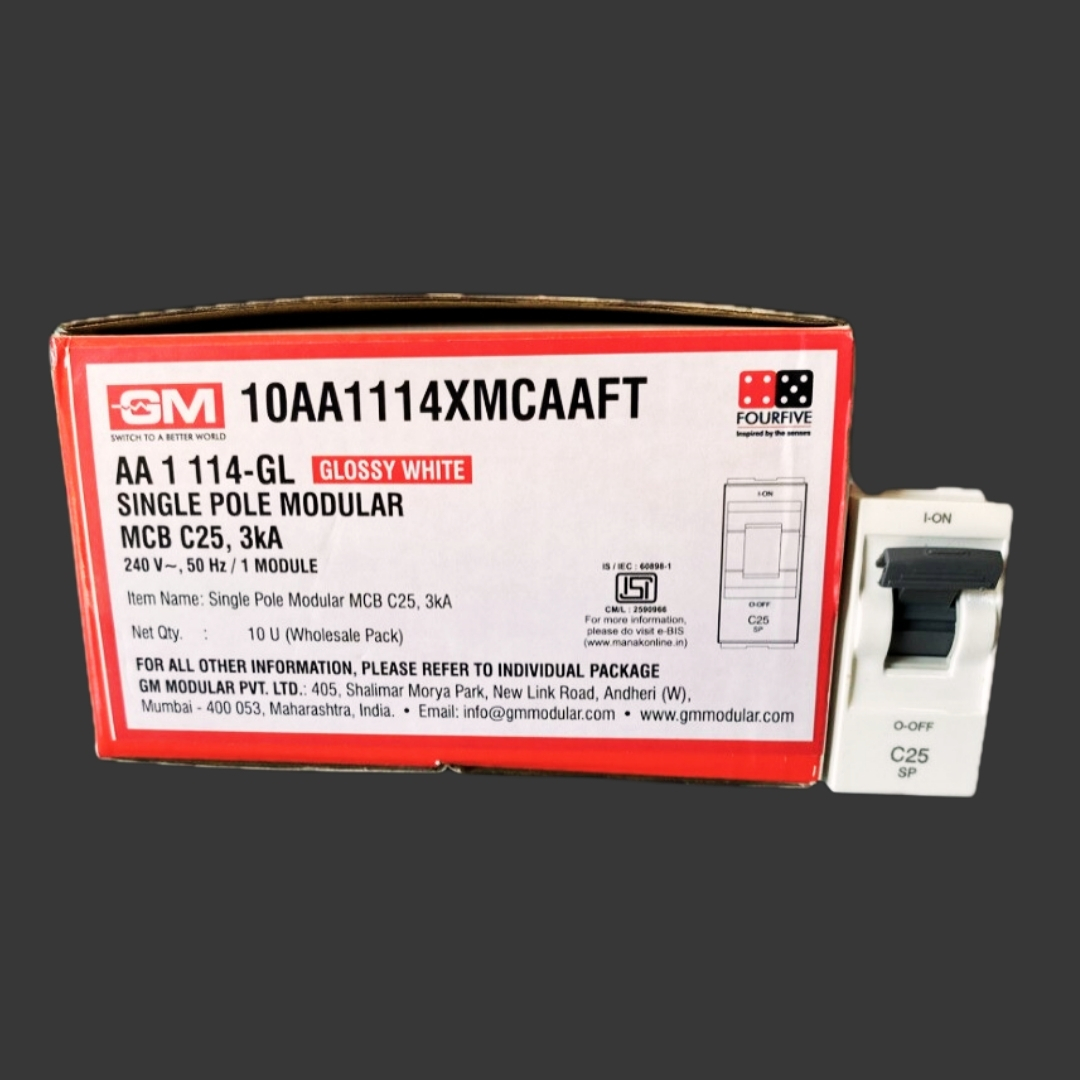 25AMP MOD MCB FOURFIVE GM 25AMP MOD MCB FOURFIVE GM